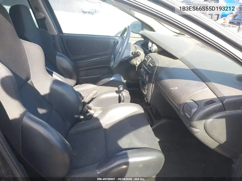 2005 Dodge Srt4 VIN: 1B3ES66S55D193212 Lot: 45158007