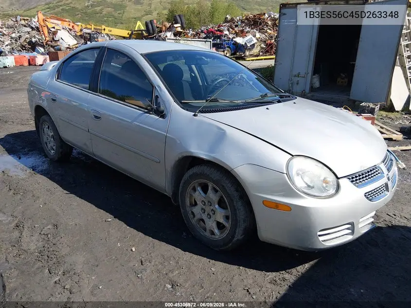 2005 Dodge Neon Sxt VIN: 1B3ES56C45D263348 Lot: 45306972