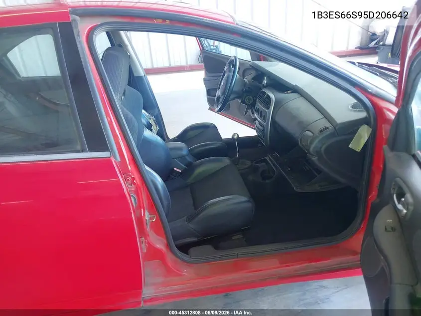 2005 Dodge Srt4 VIN: 1B3ES66S95D206642 Lot: 45312808