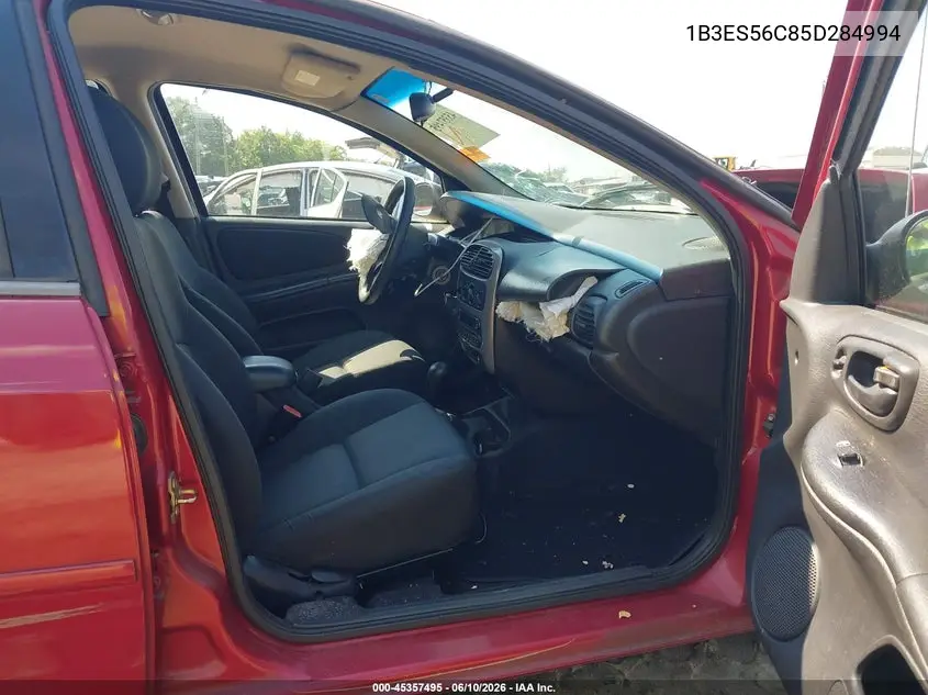 2005 Dodge Neon Sxt VIN: 1B3ES56C85D284994 Lot: 45357495