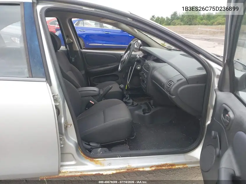 2005 Dodge Neon Se VIN: 1B3ES26C75D236899 Lot: 45579289