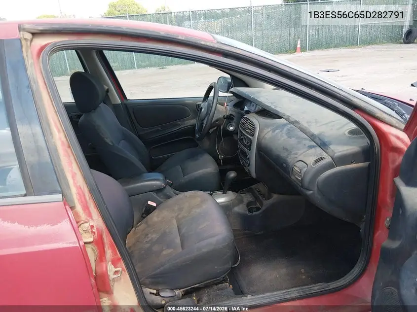 2005 Dodge Neon Sxt VIN: 1B3ES56C65D282791 Lot: 45623244