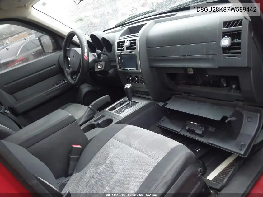 2007 Dodge Nitro Sxt VIN: 1D8GU28K87W589442 Lot: 44448788