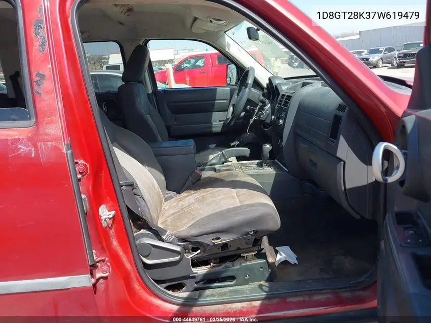 2007 Dodge Nitro Sxt VIN: 1D8GT28K37W619479 Lot: 44649761