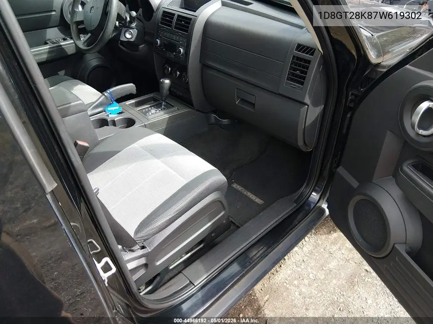 2007 Dodge Nitro Sxt VIN: 1D8GT28K87W619302 Lot: 44966192