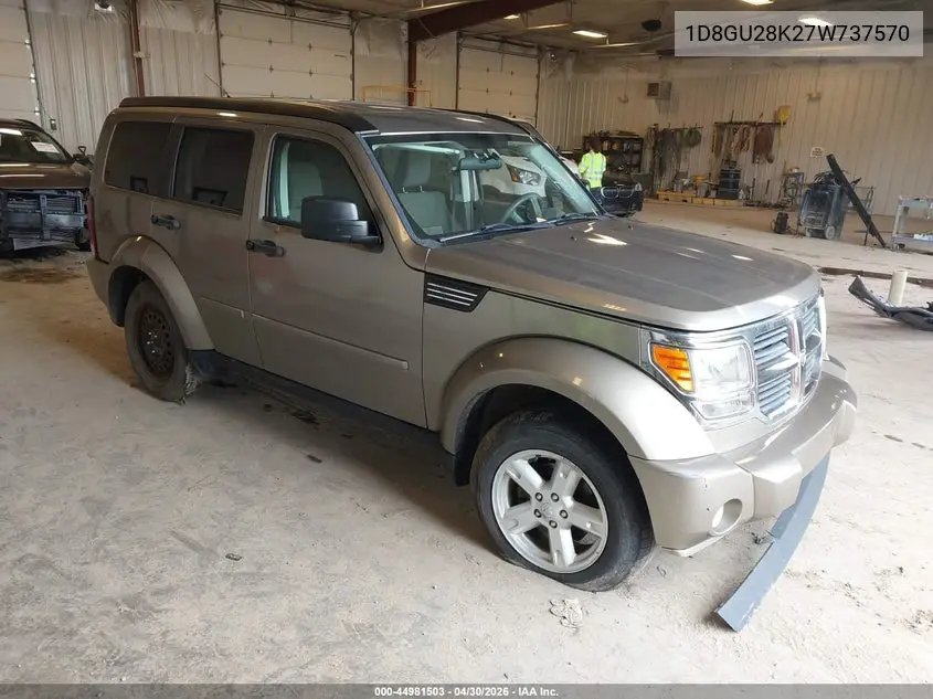 2007 Dodge Nitro Sxt VIN: 1D8GU28K27W737570 Lot: 44981503
