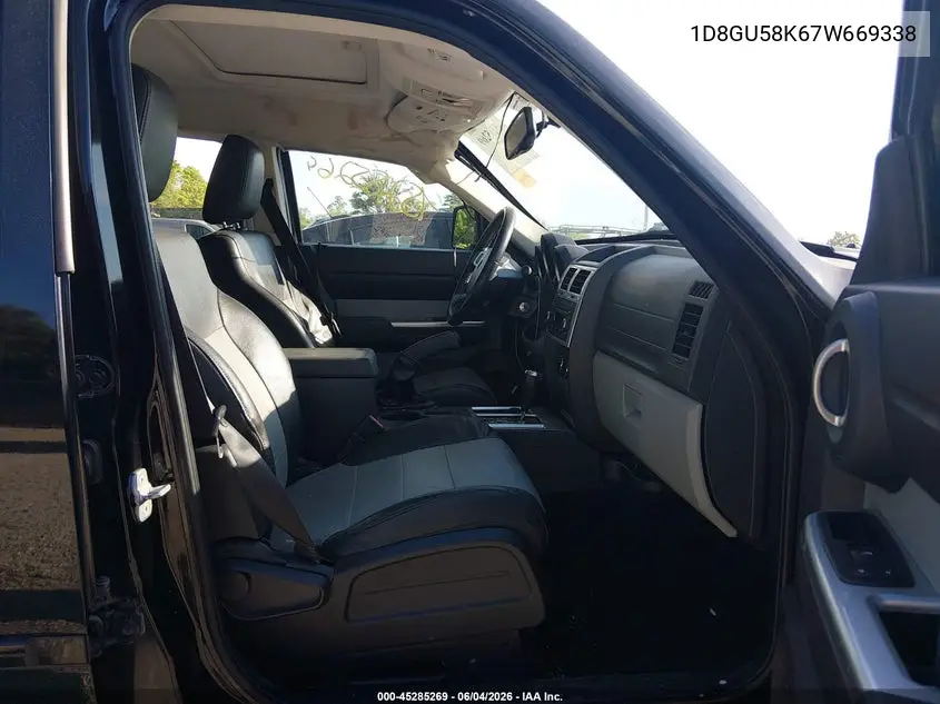 2007 Dodge Nitro Slt/Rt VIN: 1D8GU58K67W669338 Lot: 45285269