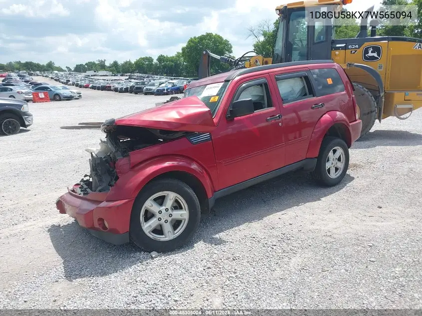 2007 Dodge Nitro Slt/Rt VIN: 1D8GU58KX7W565094 Lot: 45305004