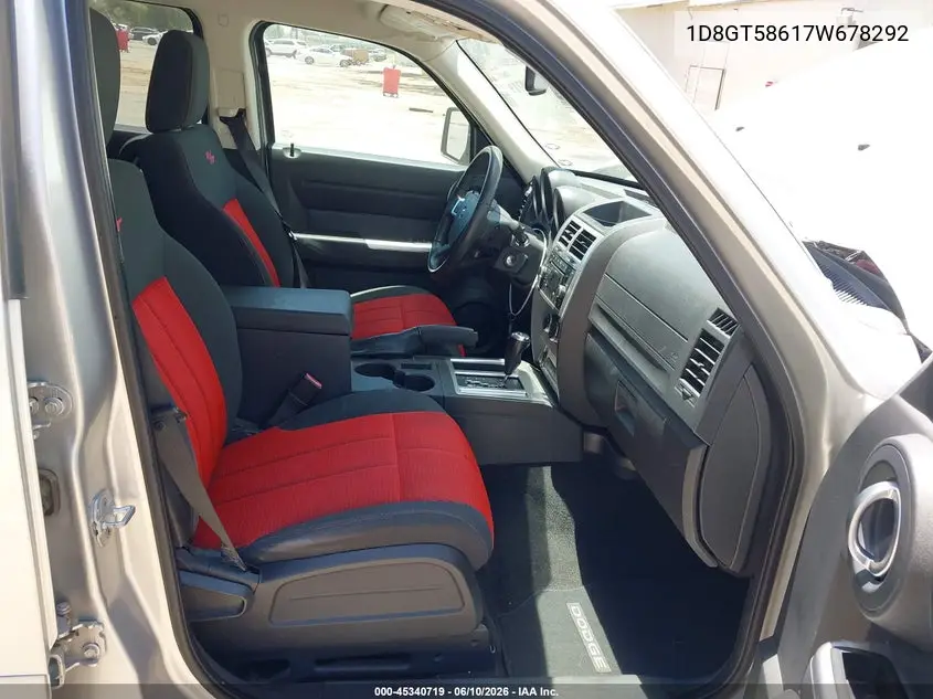 2007 Dodge Nitro Slt/Rt VIN: 1D8GT58617W678292 Lot: 45340719