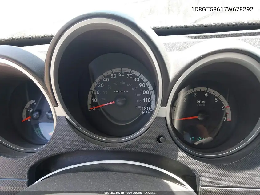 2007 Dodge Nitro Slt/Rt VIN: 1D8GT58617W678292 Lot: 45340719