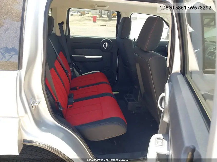 2007 Dodge Nitro Slt/Rt VIN: 1D8GT58617W678292 Lot: 45340719