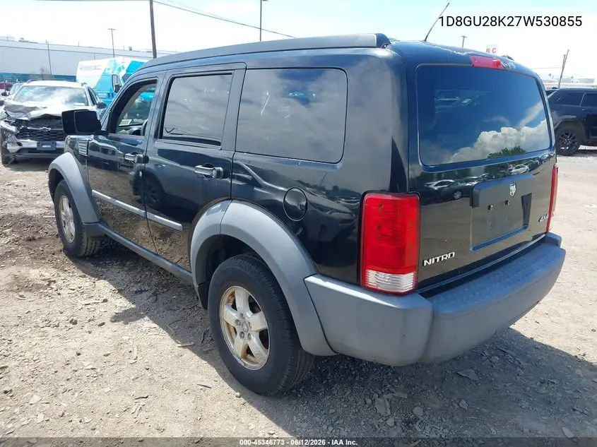 2007 Dodge Nitro Sxt VIN: 1D8GU28K27W530855 Lot: 45346773