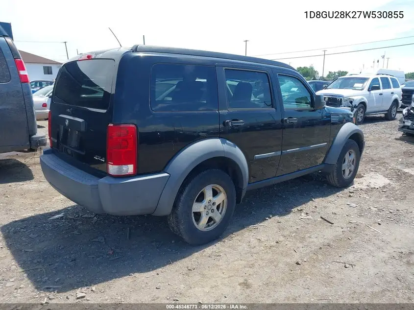 2007 Dodge Nitro Sxt VIN: 1D8GU28K27W530855 Lot: 45346773