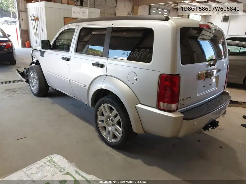 2007 Dodge Nitro Slt/Rt VIN: 1D8GT58697W606840 Lot: 45398728