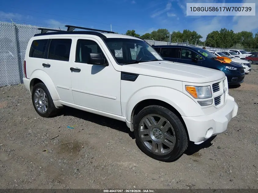 2007 Dodge Nitro Slt/Rt VIN: 1D8GU58617W700739 Lot: 45427207