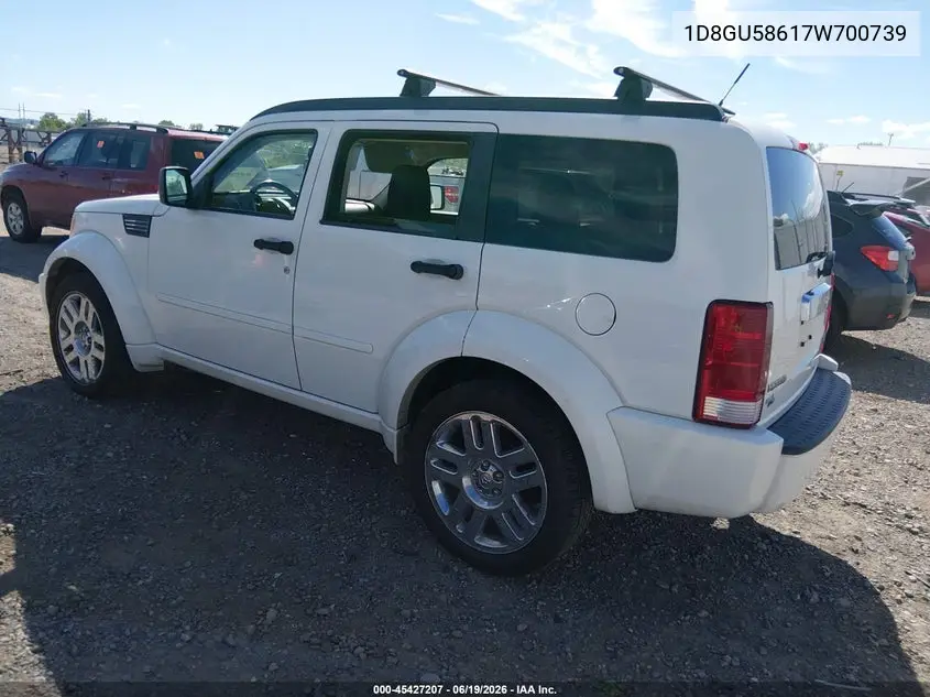 2007 Dodge Nitro Slt/Rt VIN: 1D8GU58617W700739 Lot: 45427207