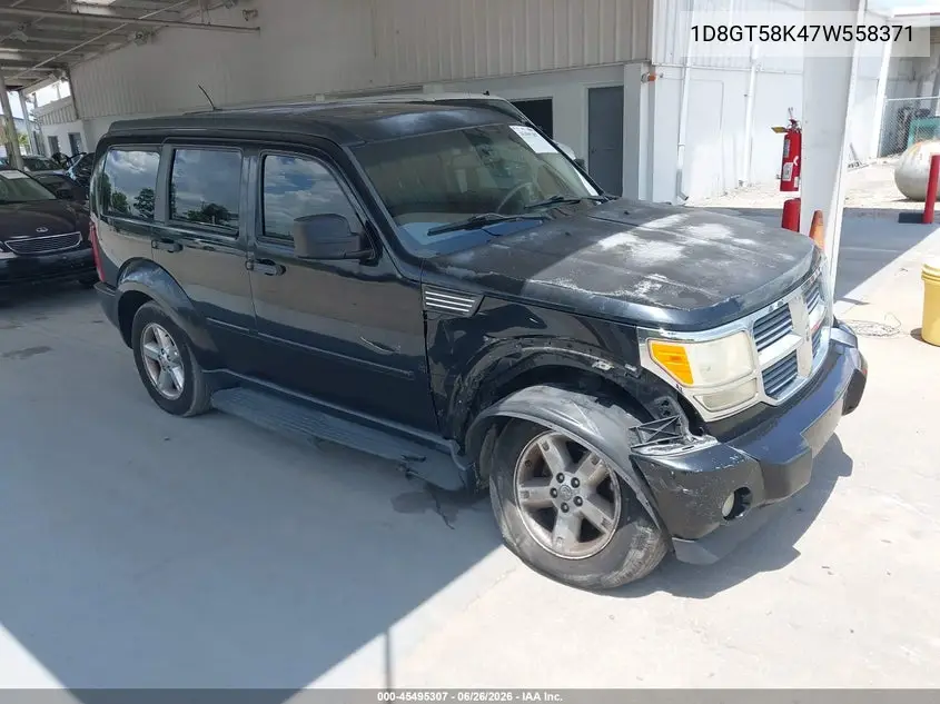 2007 Dodge Nitro Slt/Rt VIN: 1D8GT58K47W558371 Lot: 45495307