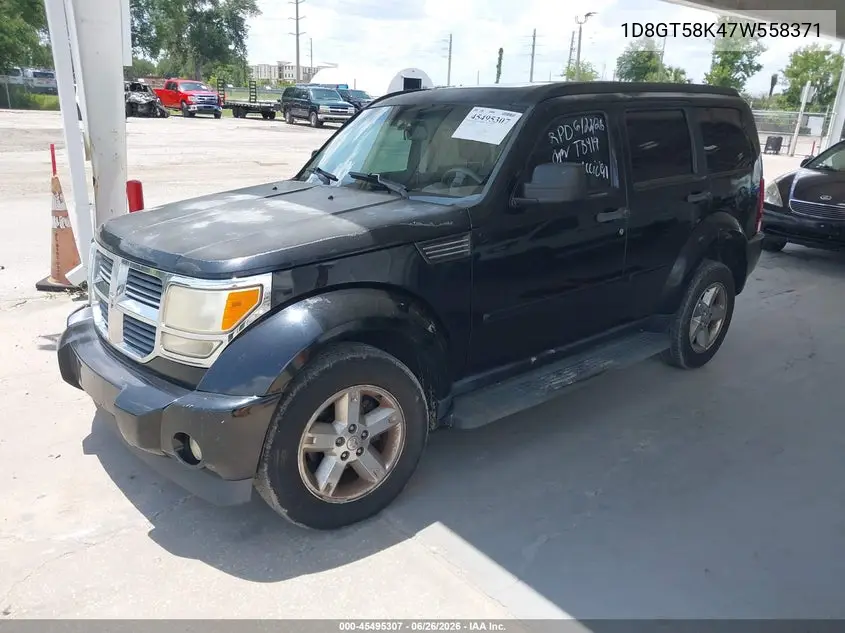 2007 Dodge Nitro Slt/Rt VIN: 1D8GT58K47W558371 Lot: 45495307