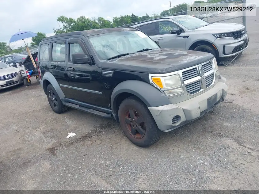 2007 Dodge Nitro Sxt VIN: 1D8GU28KX7W529212 Lot: 45498830