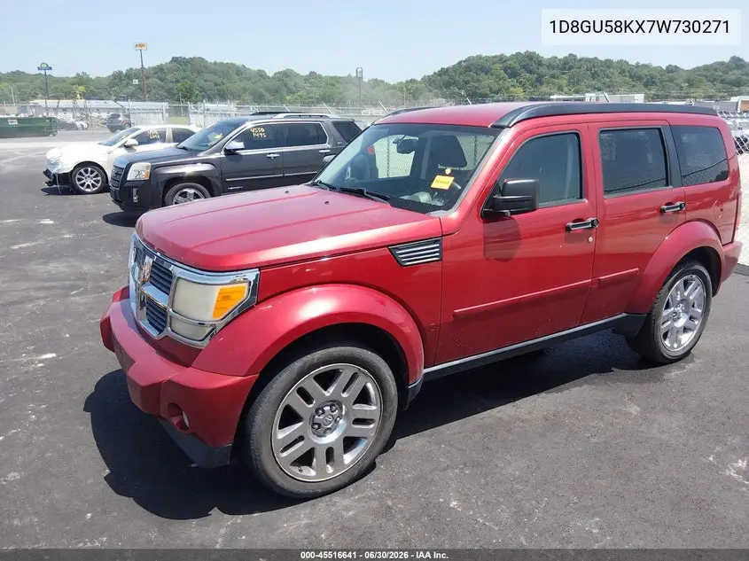 2007 Dodge Nitro Slt/Rt VIN: 1D8GU58KX7W730271 Lot: 45516641