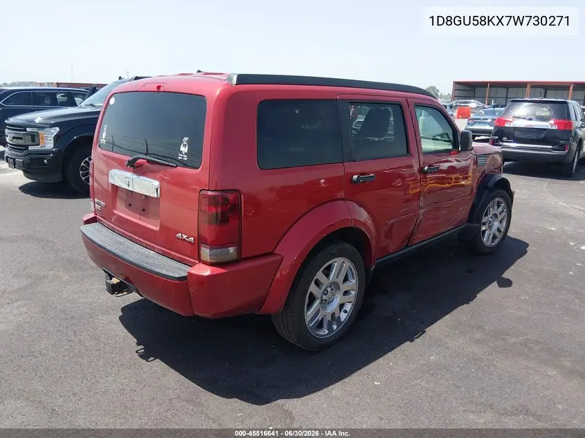 2007 Dodge Nitro Slt/Rt VIN: 1D8GU58KX7W730271 Lot: 45516641
