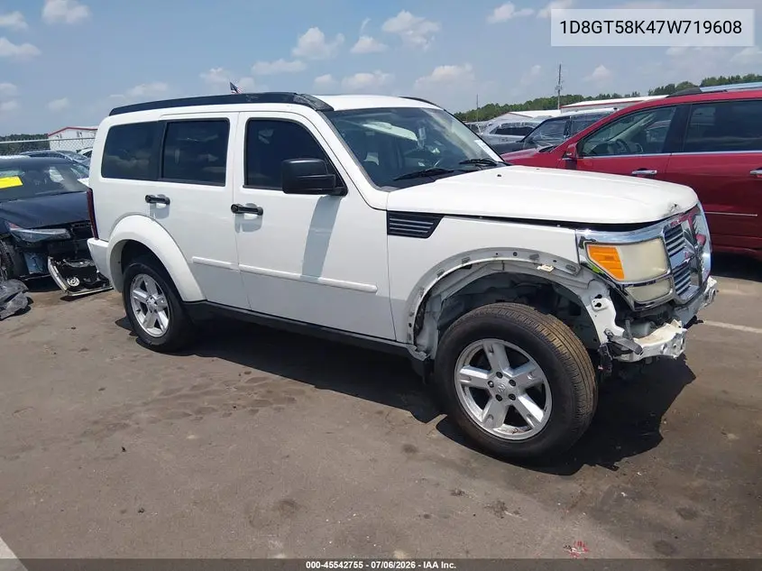 2007 Dodge Nitro Slt/Rt VIN: 1D8GT58K47W719608 Lot: 45542755