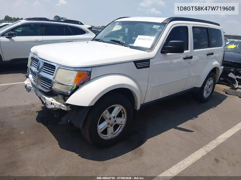 2007 Dodge Nitro Slt/Rt VIN: 1D8GT58K47W719608 Lot: 45542755