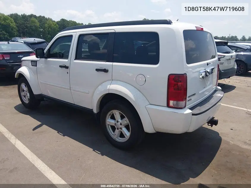2007 Dodge Nitro Slt/Rt VIN: 1D8GT58K47W719608 Lot: 45542755