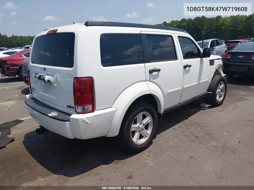 2007 Dodge Nitro Slt/Rt VIN: 1D8GT58K47W719608 Lot: 45542755