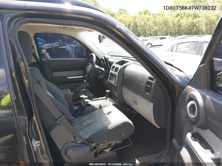 2007 Dodge Nitro Slt/Rt VIN: 1D8GT58K47W736232 Lot: 45579432