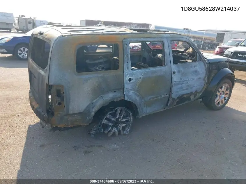2008 Dodge Nitro Slt/Rt VIN: 1D8GU58628W214037 Lot: 37434686