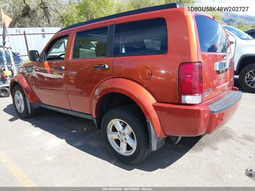 2008 Dodge Nitro Slt/Rt VIN: 1D8GU58K48W202727 Lot: 44836353