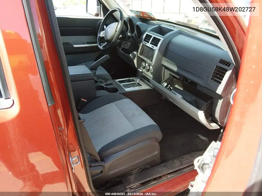 2008 Dodge Nitro Slt/Rt VIN: 1D8GU58K48W202727 Lot: 44836353