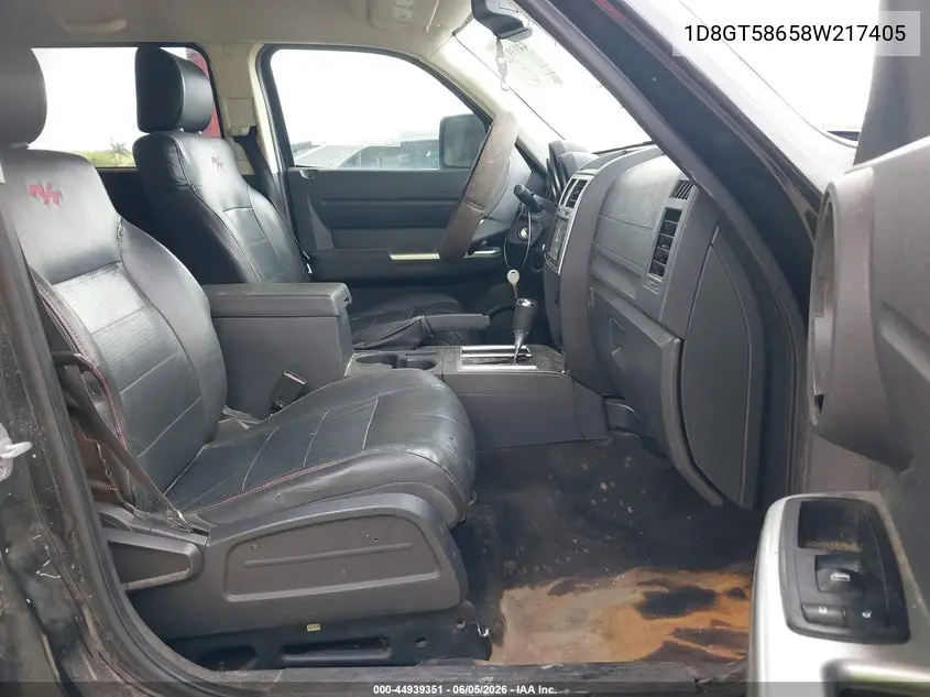 2008 Dodge Nitro Slt/Rt VIN: 1D8GT58658W217405 Lot: 44939351