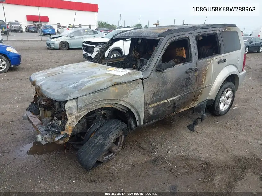 2008 Dodge Nitro Slt/Rt VIN: 1D8GU58K68W288963 Lot: 45058937