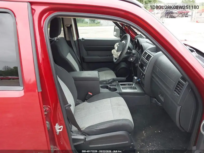 2008 Dodge Nitro Se/Sxt VIN: 1D8GU28K08W251180 Lot: 45172229