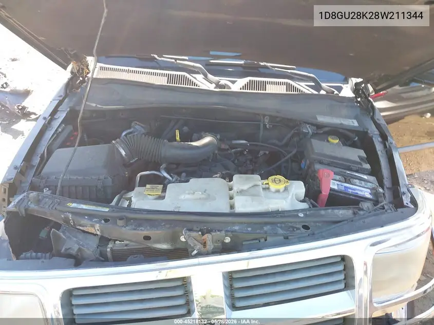 2008 Dodge Nitro Sxt VIN: 1D8GU28K28W211344 Lot: 45218132