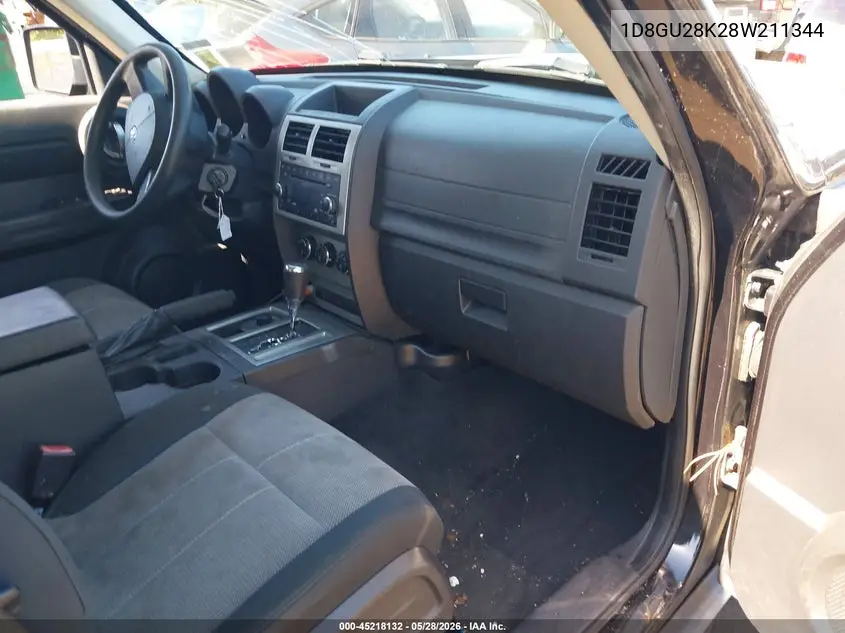 2008 Dodge Nitro Sxt VIN: 1D8GU28K28W211344 Lot: 45218132