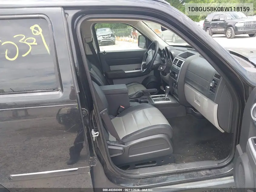 2008 Dodge Nitro Slt/Rt VIN: 1D8GU58K08W118159 Lot: 45350309