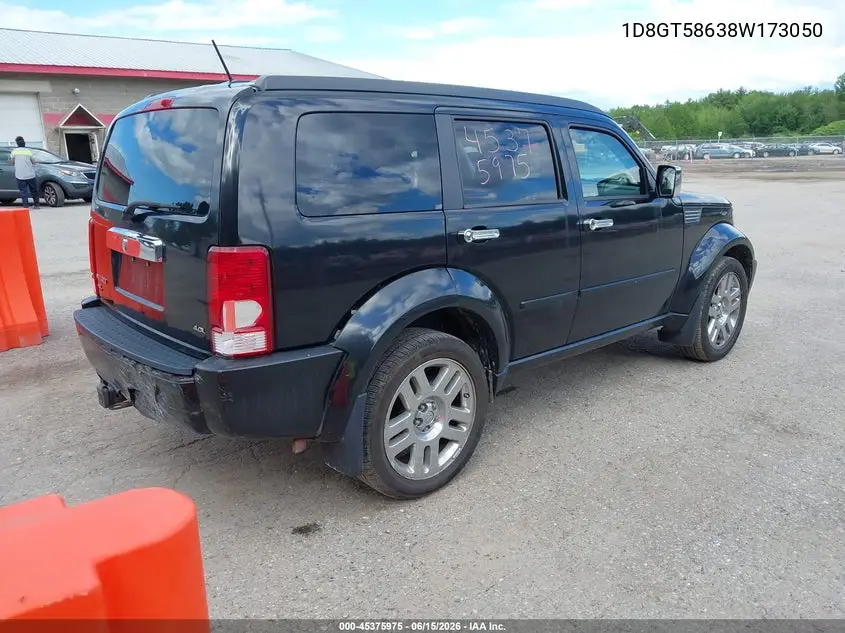 2008 Dodge Nitro Slt/Rt VIN: 1D8GT58638W173050 Lot: 45375975