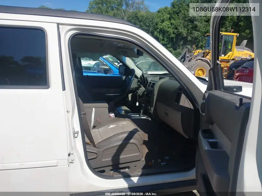 2008 Dodge Nitro Slt/Rt VIN: 1D8GU58K08W112314 Lot: 45568436