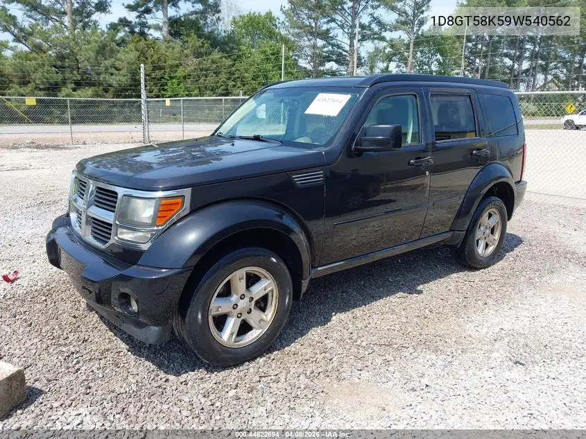 2009 Dodge Nitro Slt/Rt VIN: 1D8GT58K59W540562 Lot: 44822694