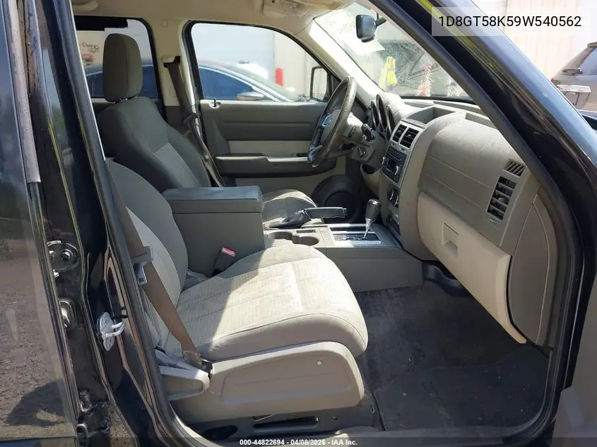 2009 Dodge Nitro Slt/Rt VIN: 1D8GT58K59W540562 Lot: 44822694