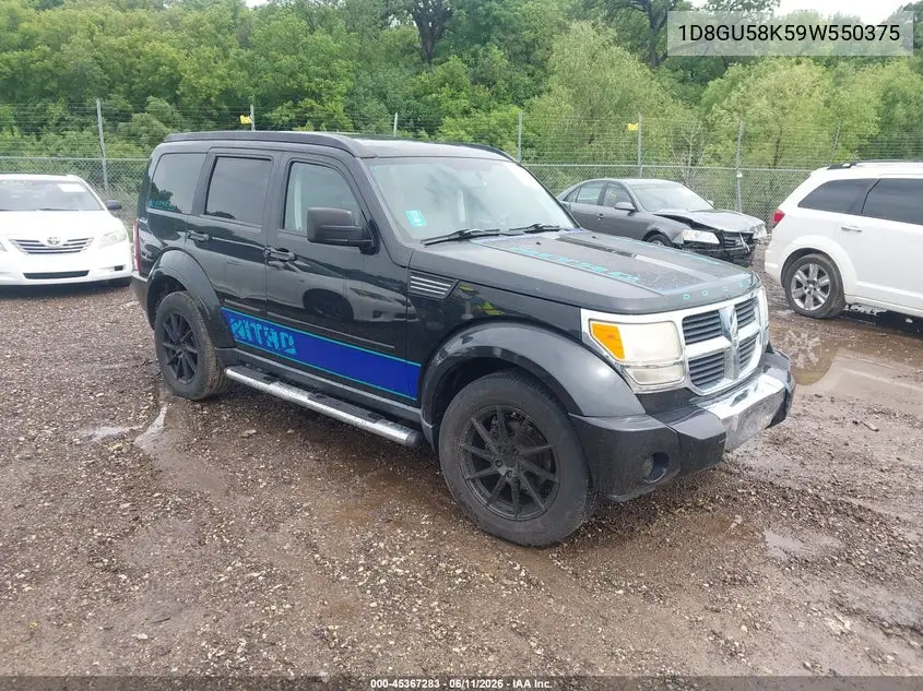 2009 Dodge Nitro Slt/Rt VIN: 1D8GU58K59W550375 Lot: 45367283