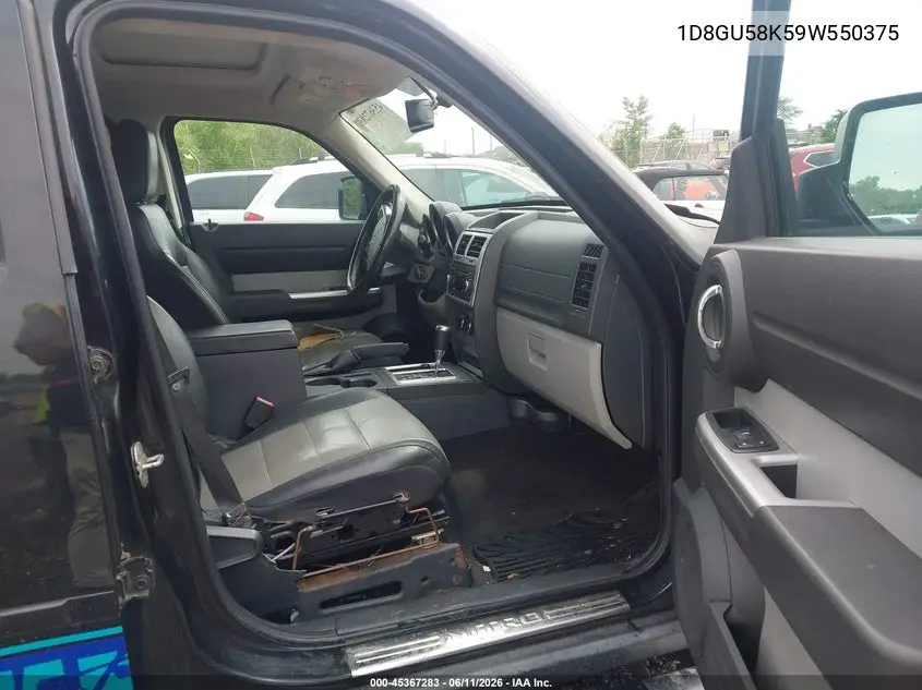 2009 Dodge Nitro Slt/Rt VIN: 1D8GU58K59W550375 Lot: 45367283