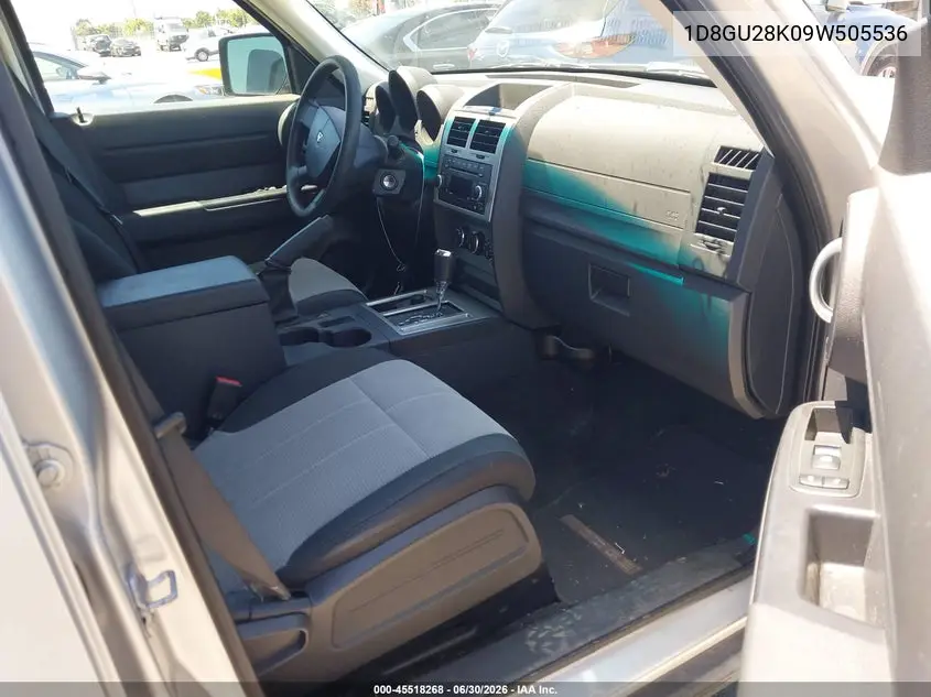 2009 Dodge Nitro Se VIN: 1D8GU28K09W505536 Lot: 45518268