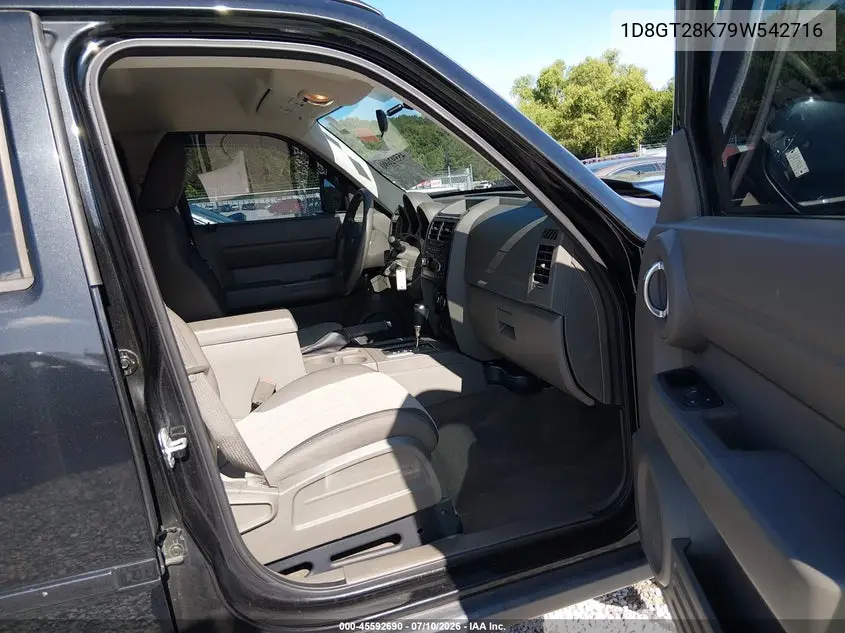 2009 Dodge Nitro Se VIN: 1D8GT28K79W542716 Lot: 45592690