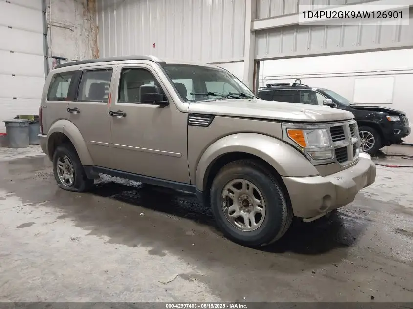 2010 Dodge Nitro Se VIN: 1D4PU2GK9AW126901 Lot: 42997403