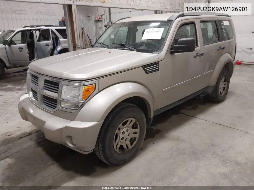 2010 Dodge Nitro Se VIN: 1D4PU2GK9AW126901 Lot: 42997403