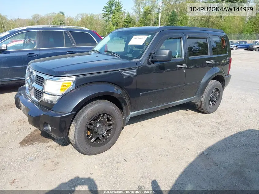 2010 Dodge Nitro Se VIN: 1D4PU2GK4AW144979 Lot: 45131093